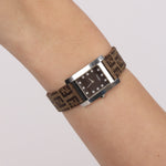Fendi Silver Diamond Watch