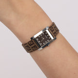 Fendi Silver Diamond Watch