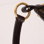 Gucci Horsebit Monogram Canvas Shoulder Bag