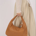 Bottega Veneta Small Intrecciato Hobo Camel Lambskin 2008