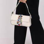 Fendi Crystal Baguette Bag