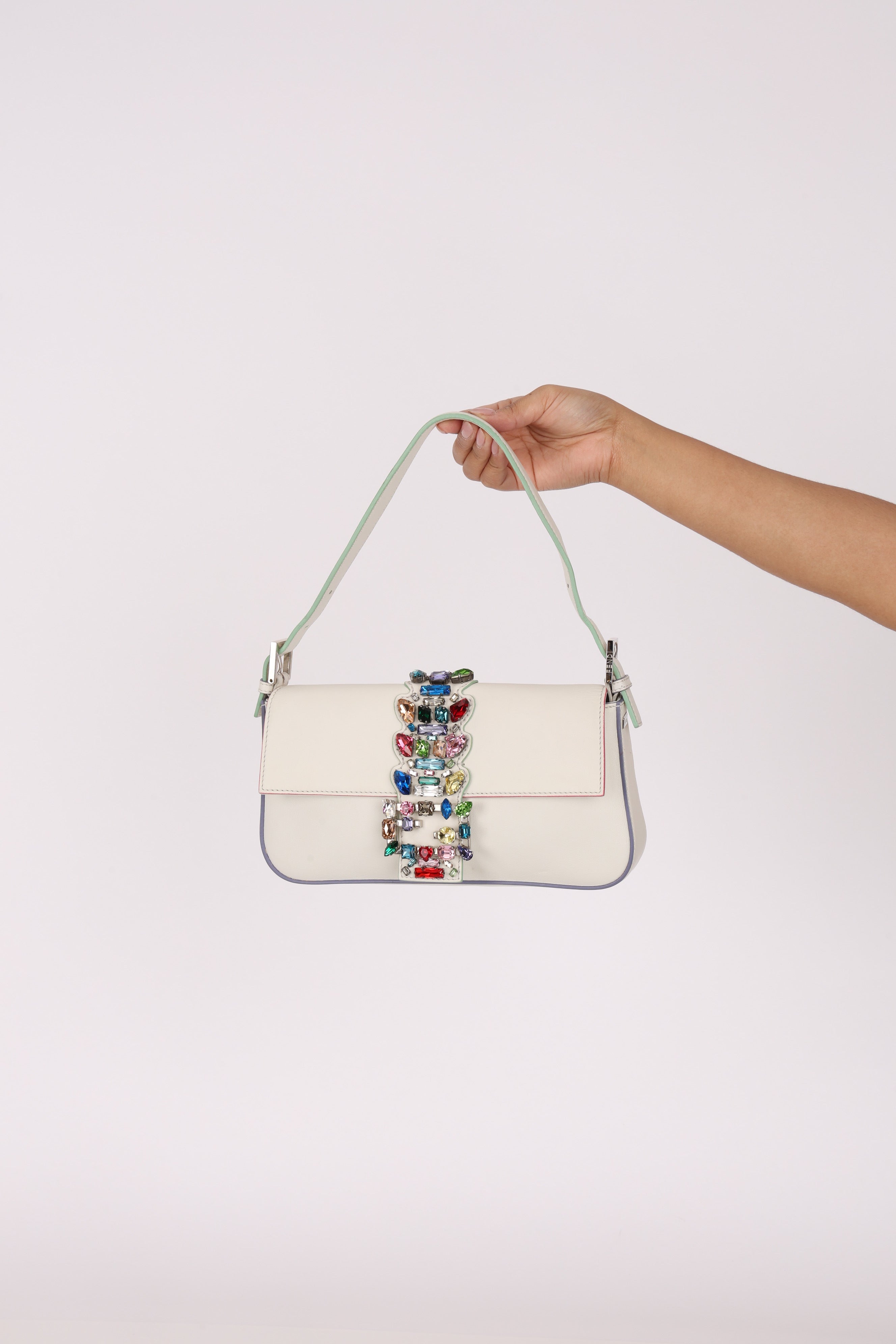 Fendi Crystal Baguette Bag