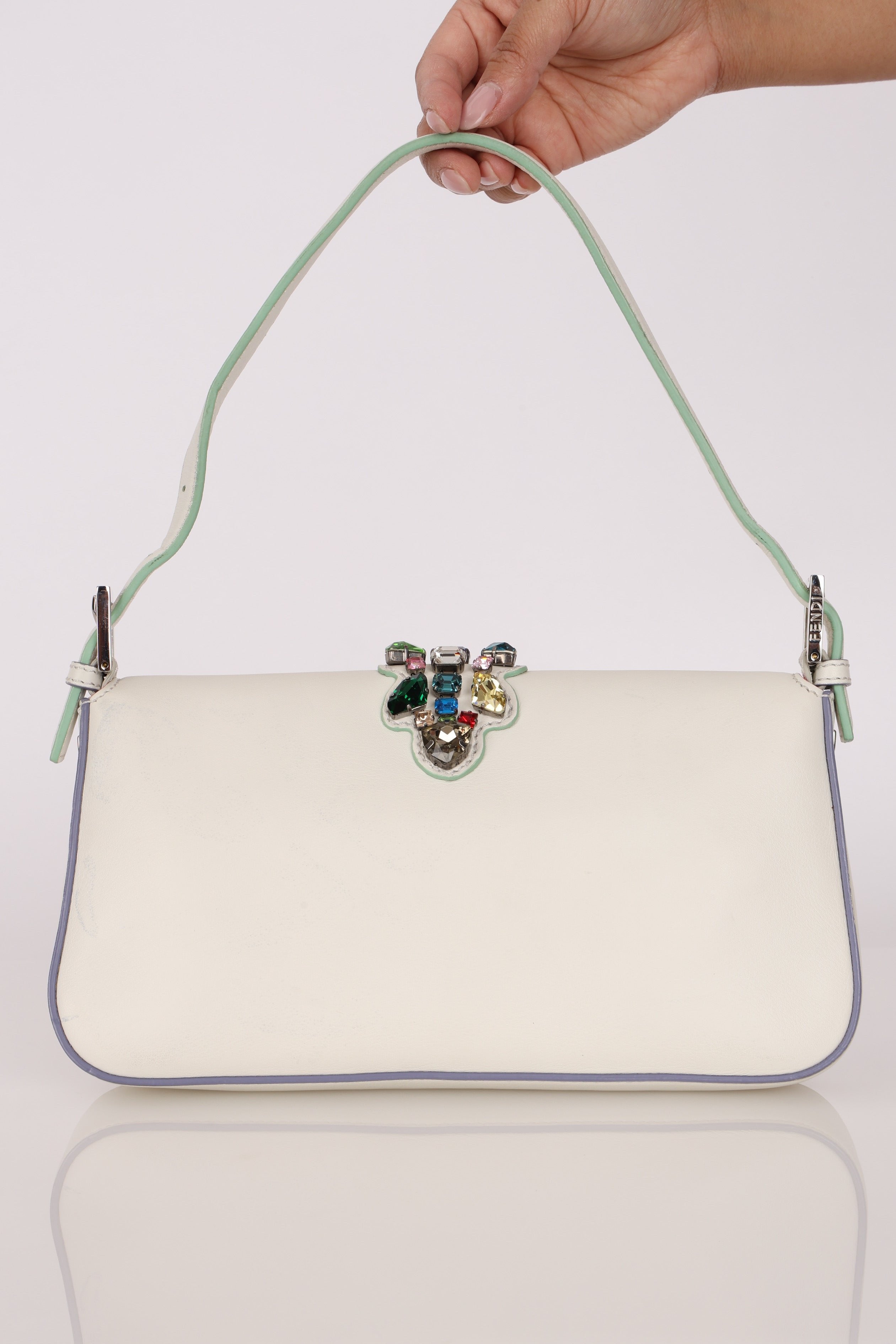 Fendi Crystal Baguette Bag