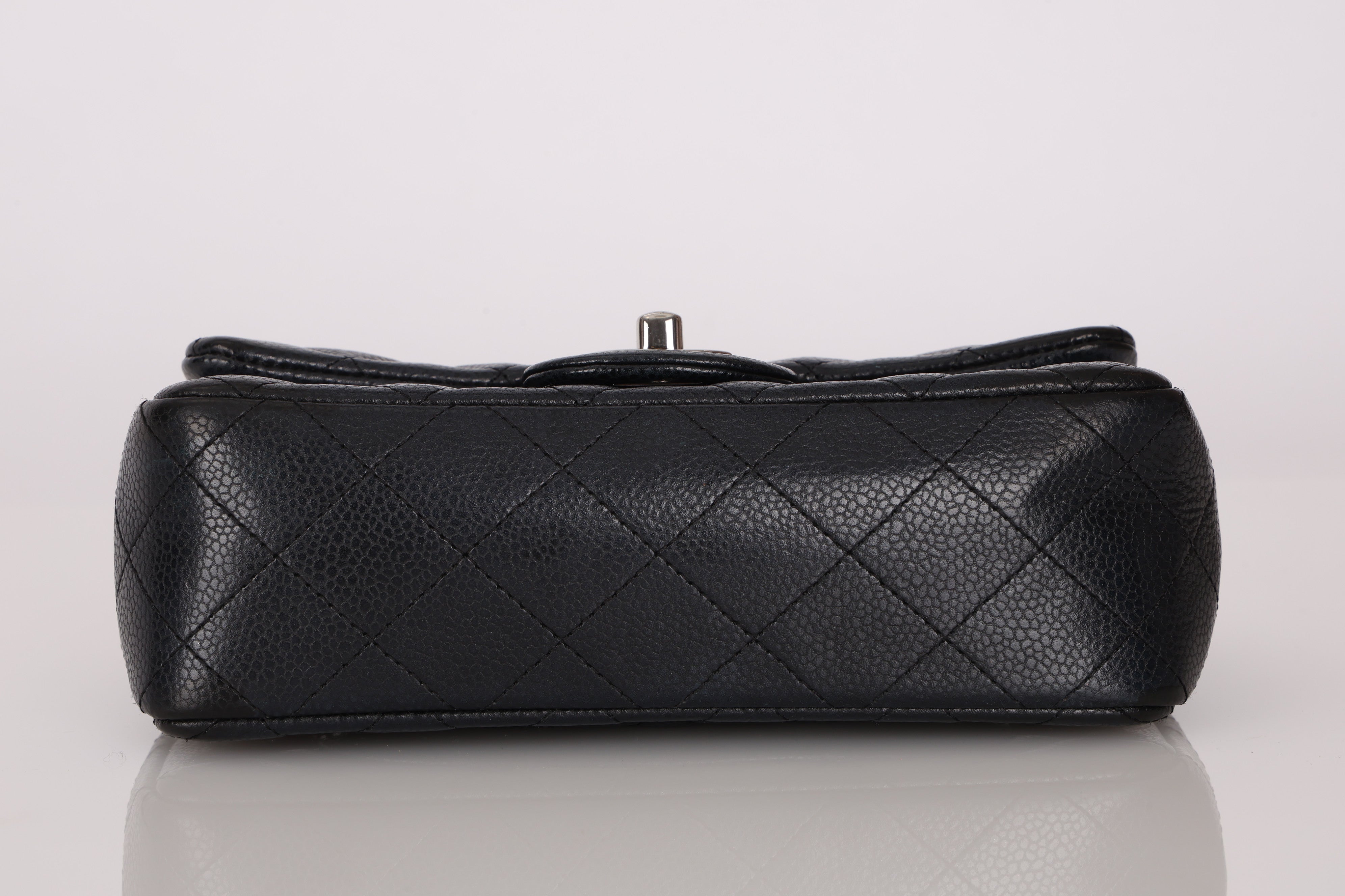 Chanel Mini Rectangle Black Caviar SHW