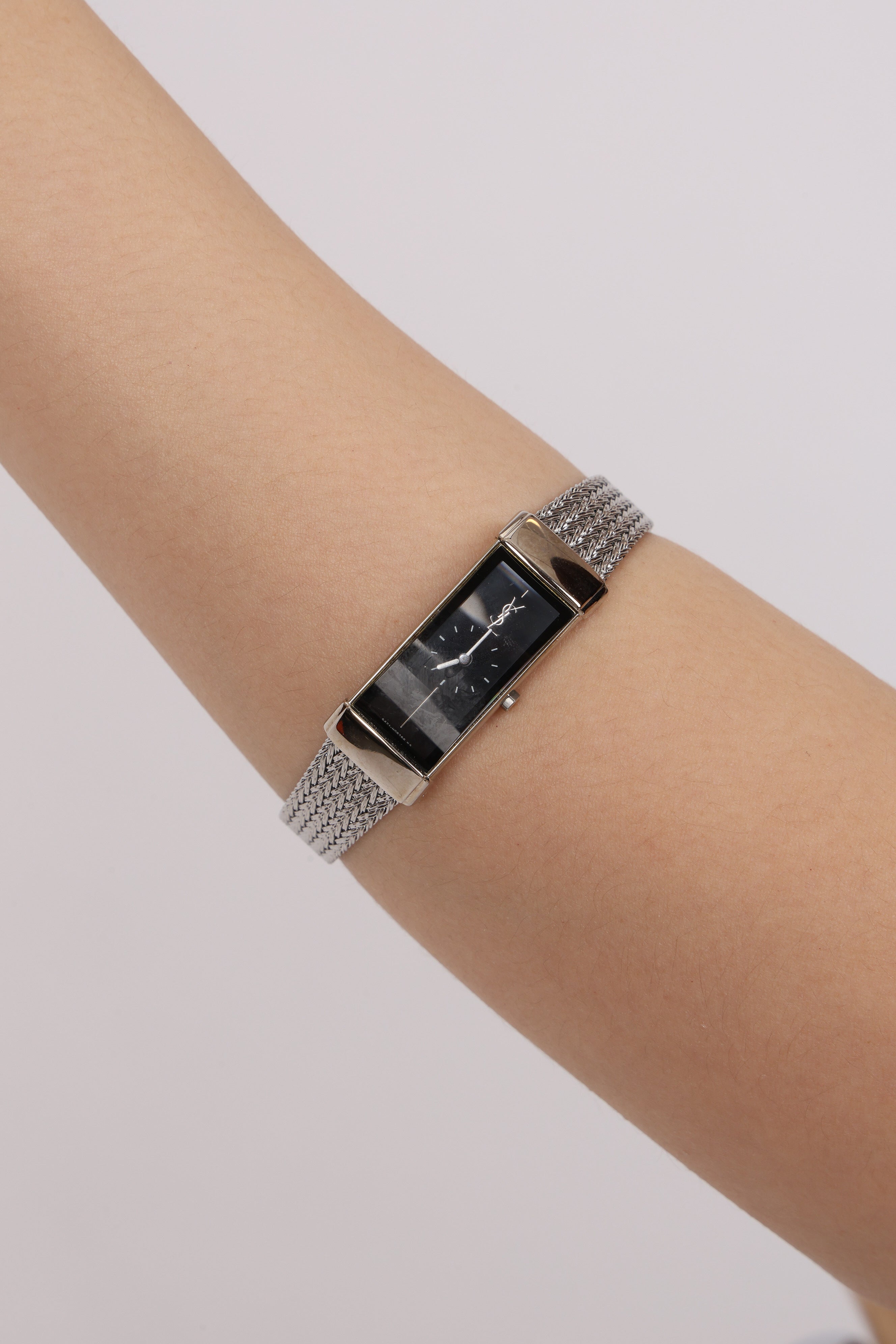 Saint Laurent Silver Watch