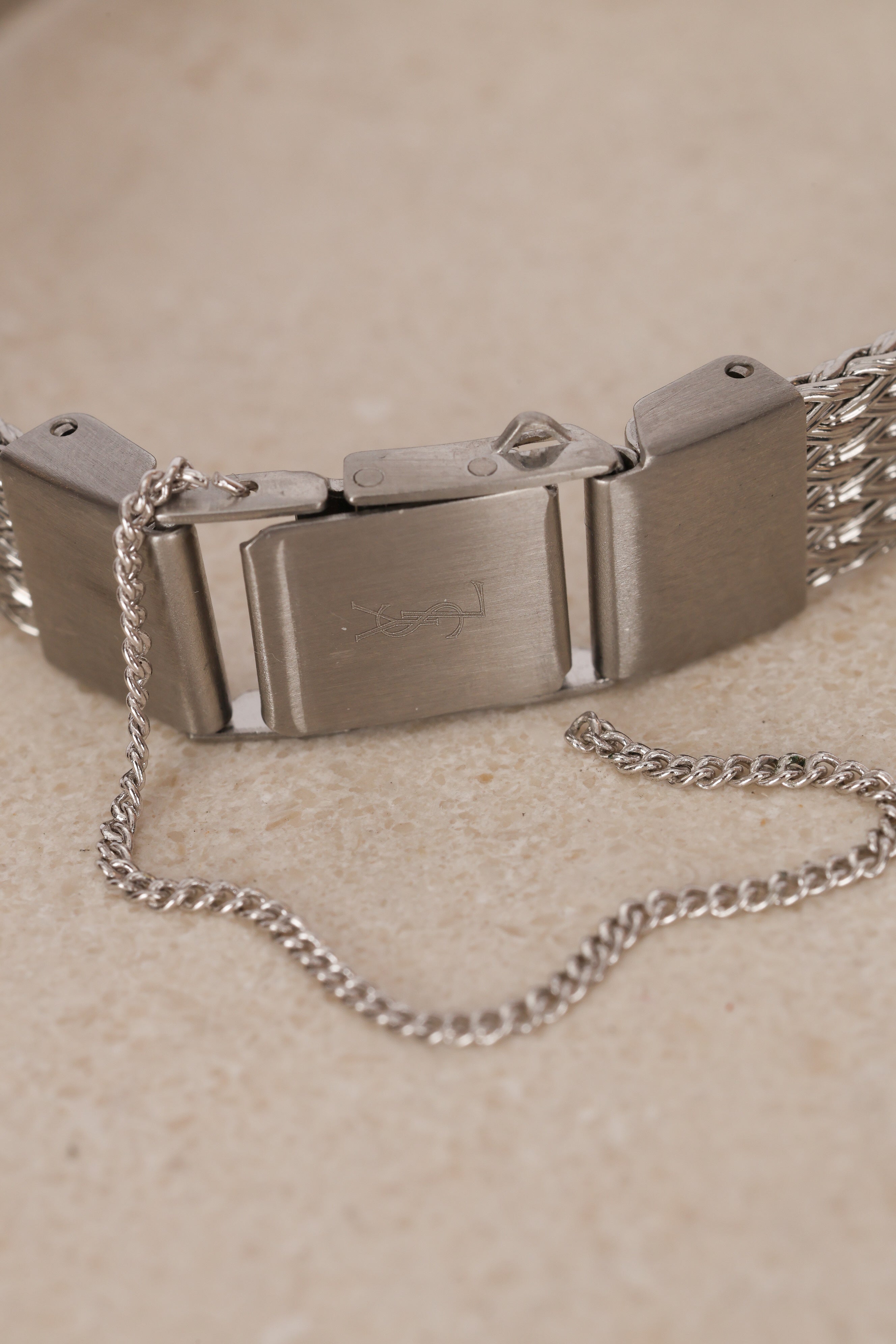 Saint Laurent Silver Watch