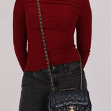 Chanel Lambskin Single Flap Bag