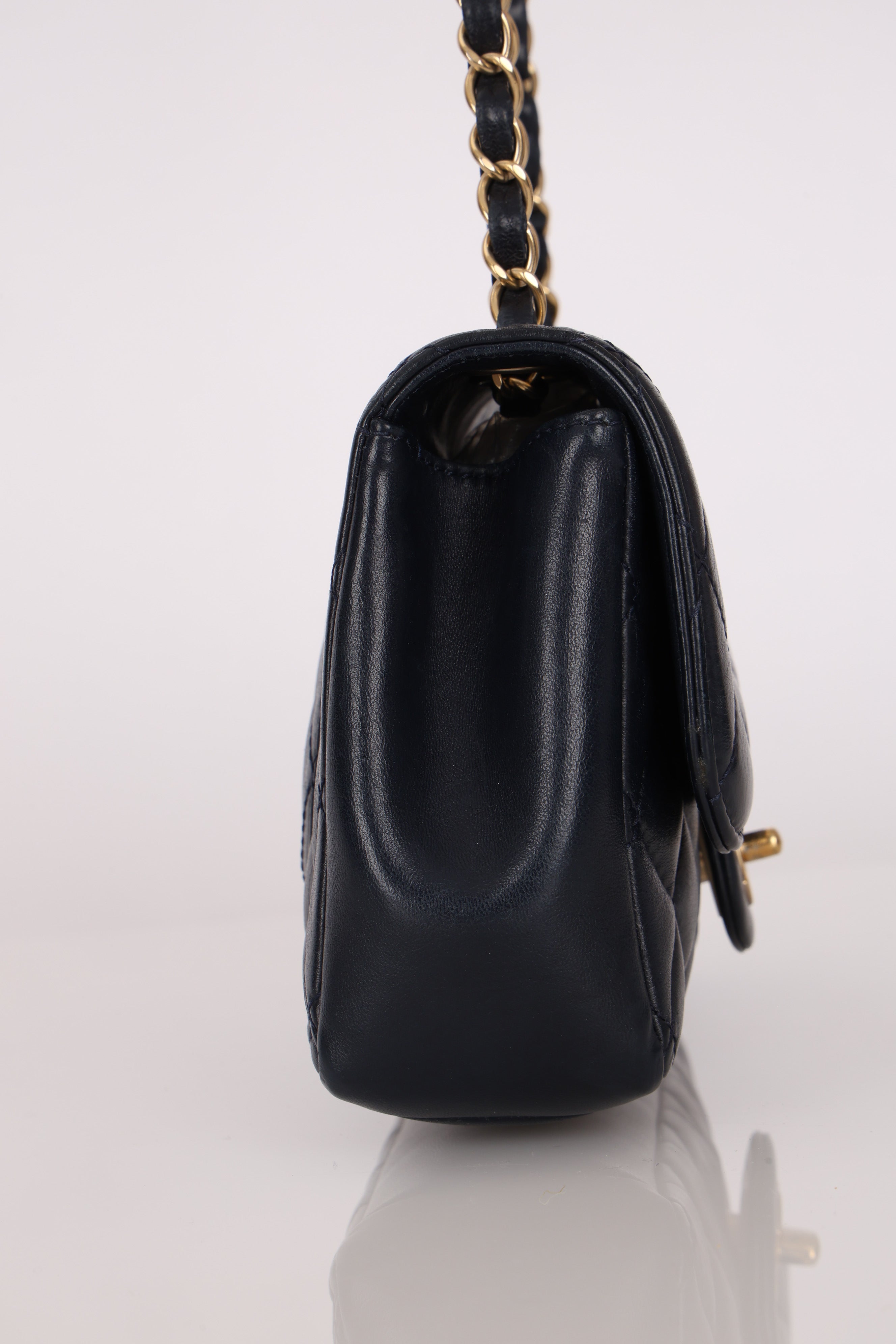 Chanel Lambskin Single Flap Bag