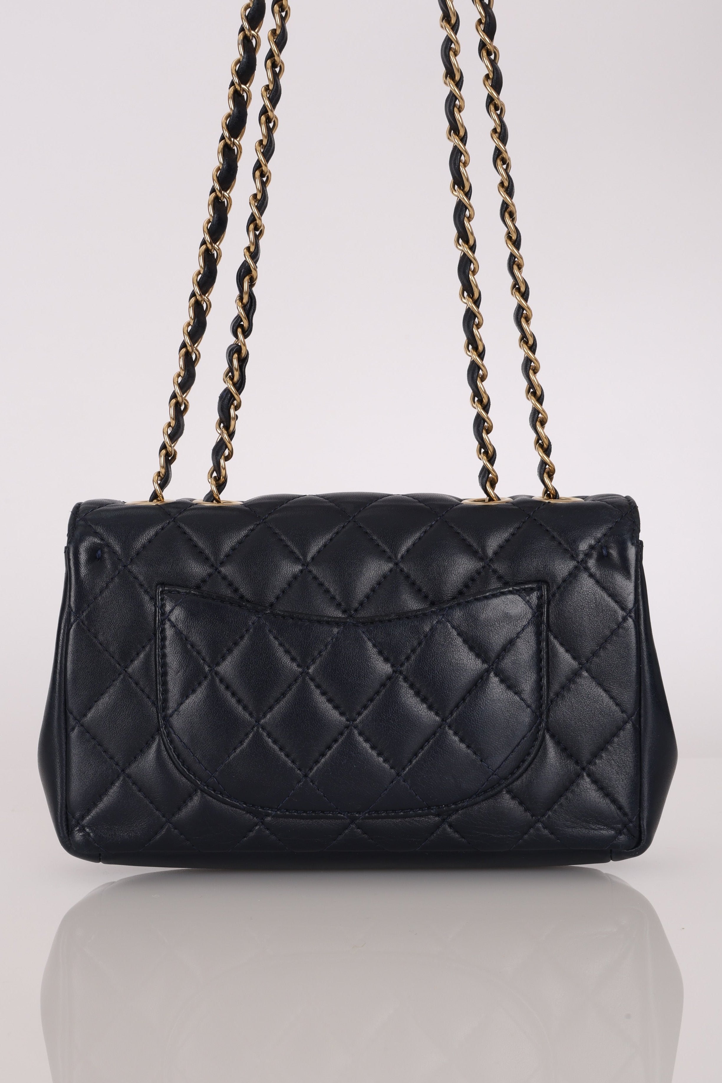 Chanel Lambskin Single Flap Bag