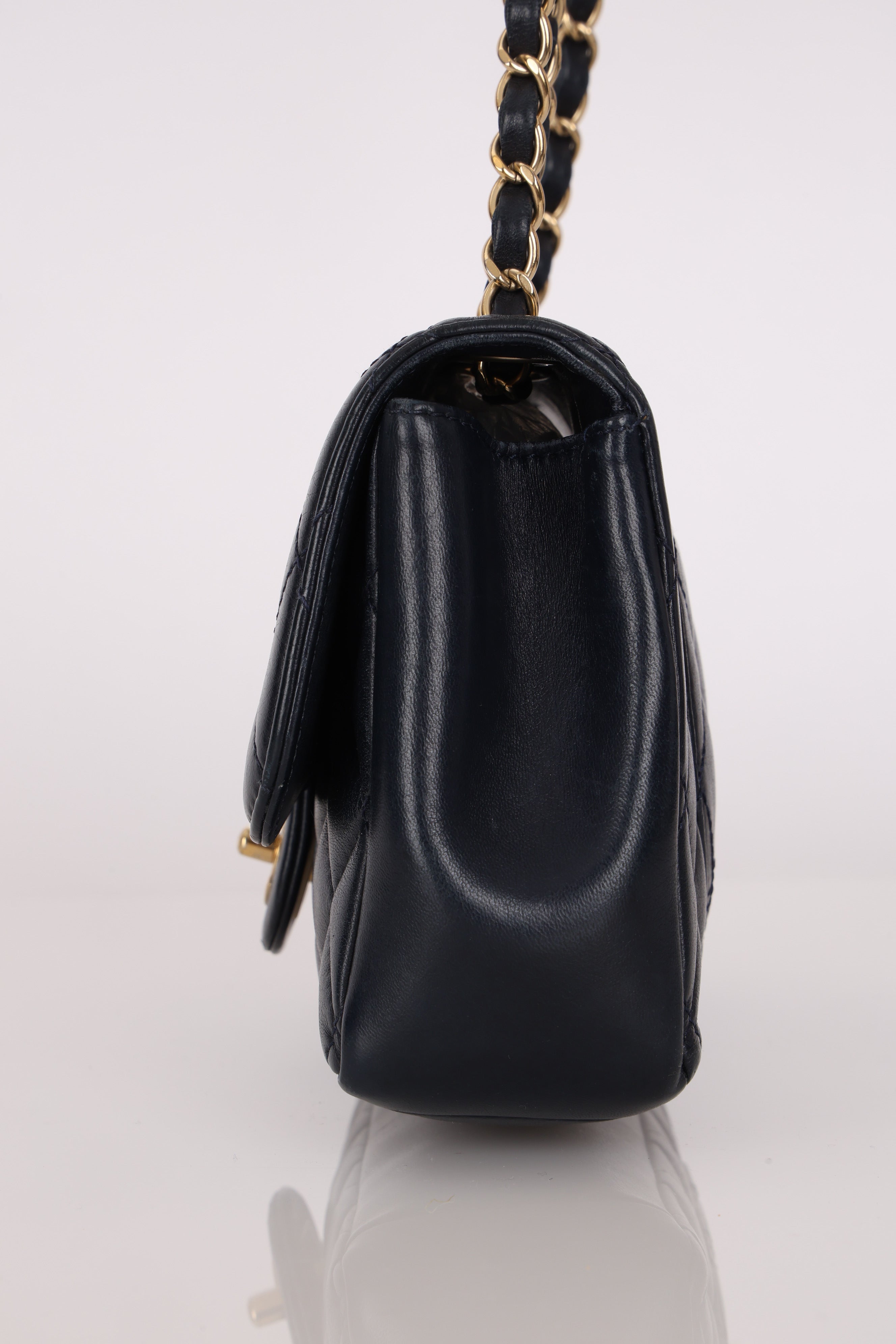 Chanel Lambskin Single Flap Bag