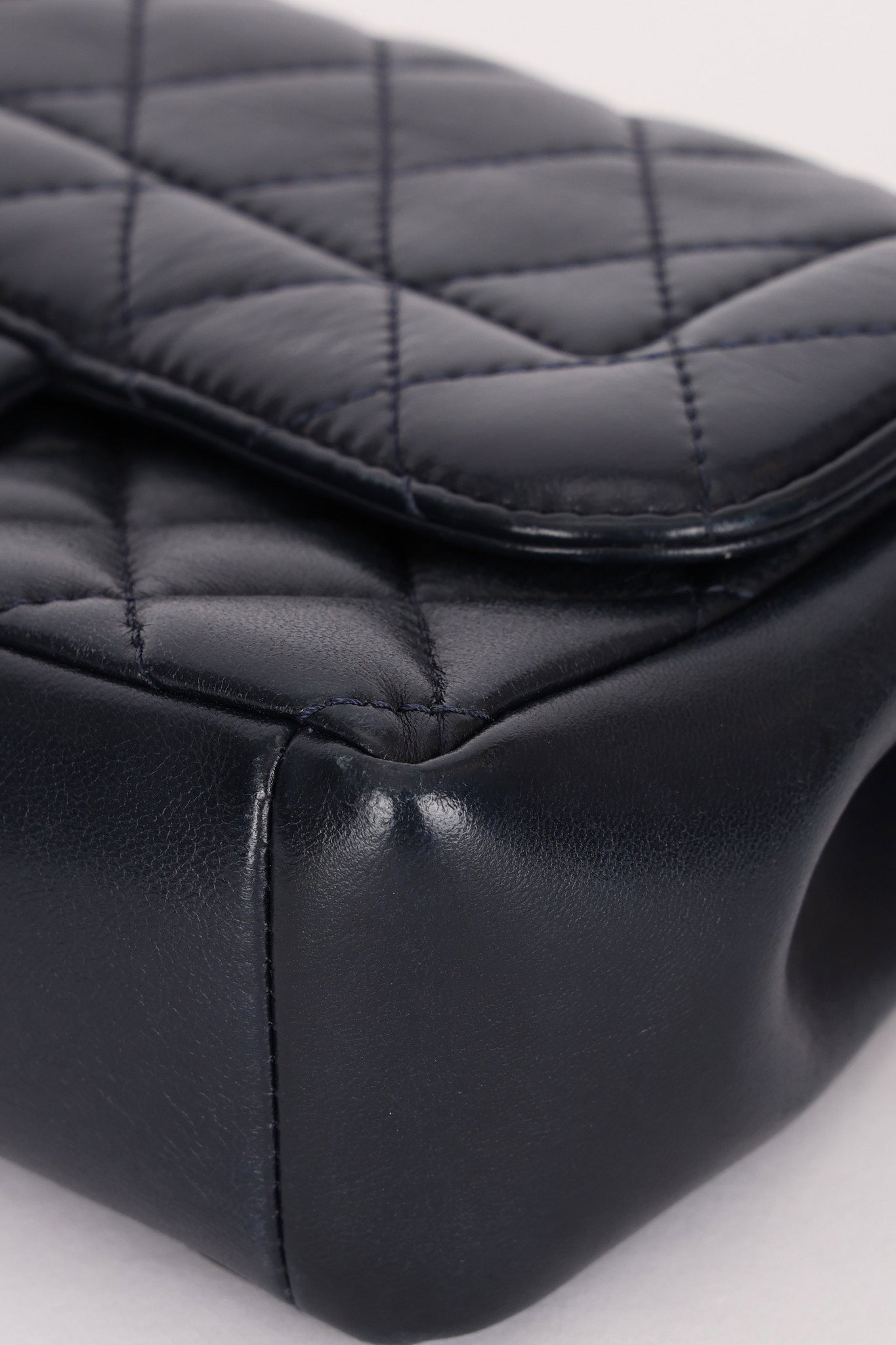 Chanel Small Mademoiselle Chic Flap Navy Calfskin 2016 GHW