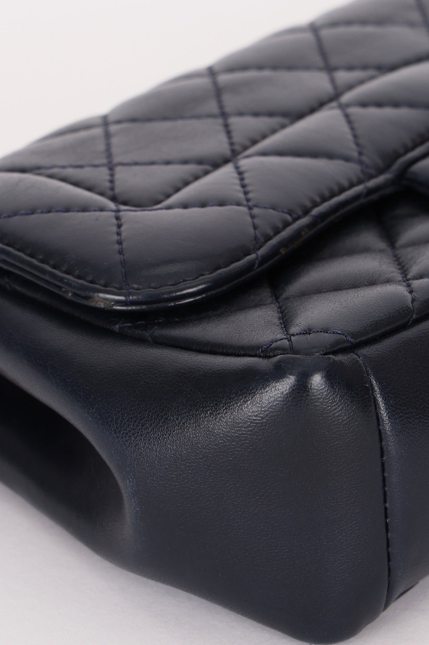 Chanel Small Mademoiselle Chic Flap Navy Calfskin 2016 GHW