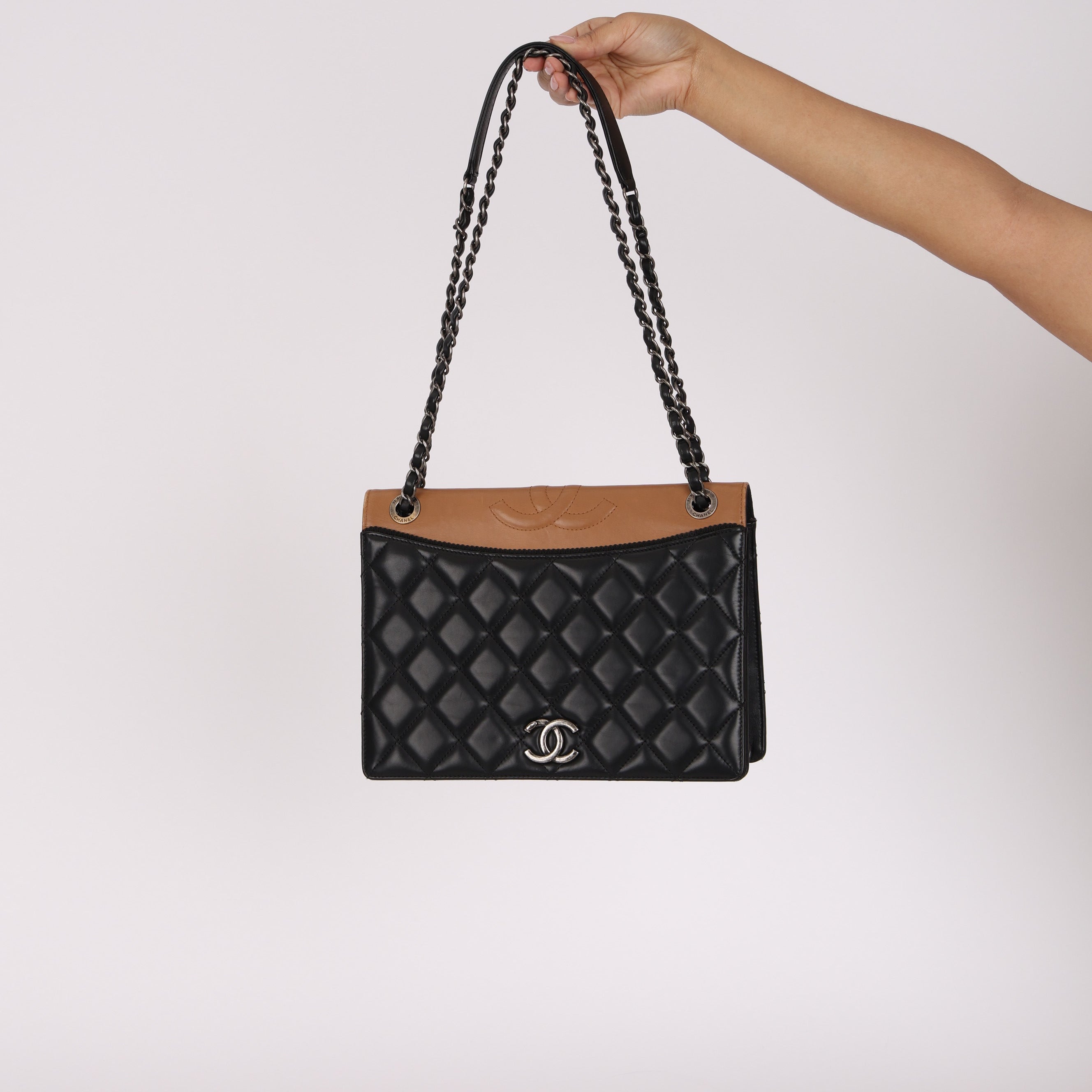 Chanel Ballerine Flap Bicolor Lambskin RHW