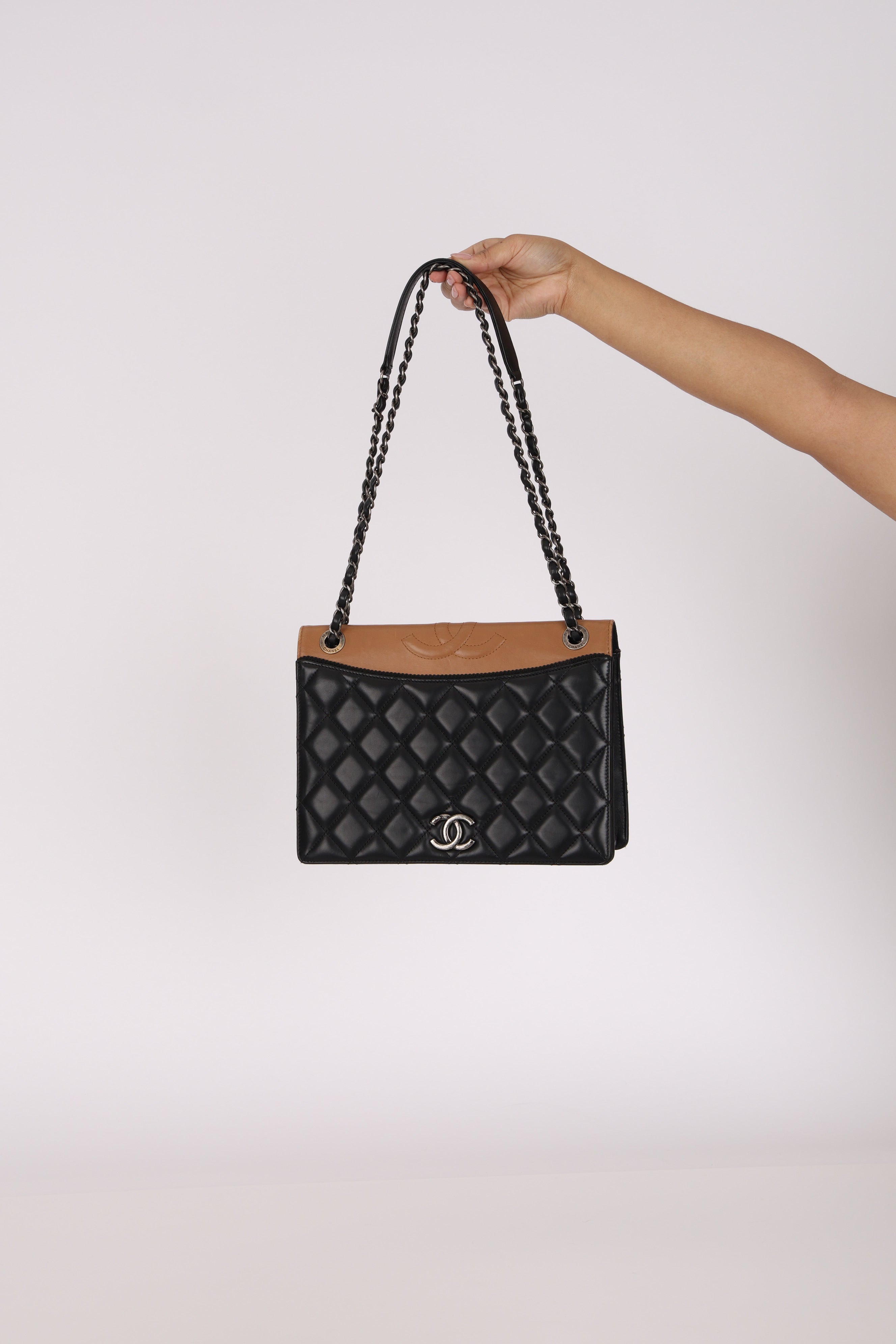 Chanel Ballerine Flap Bicolor Lambskin RHW