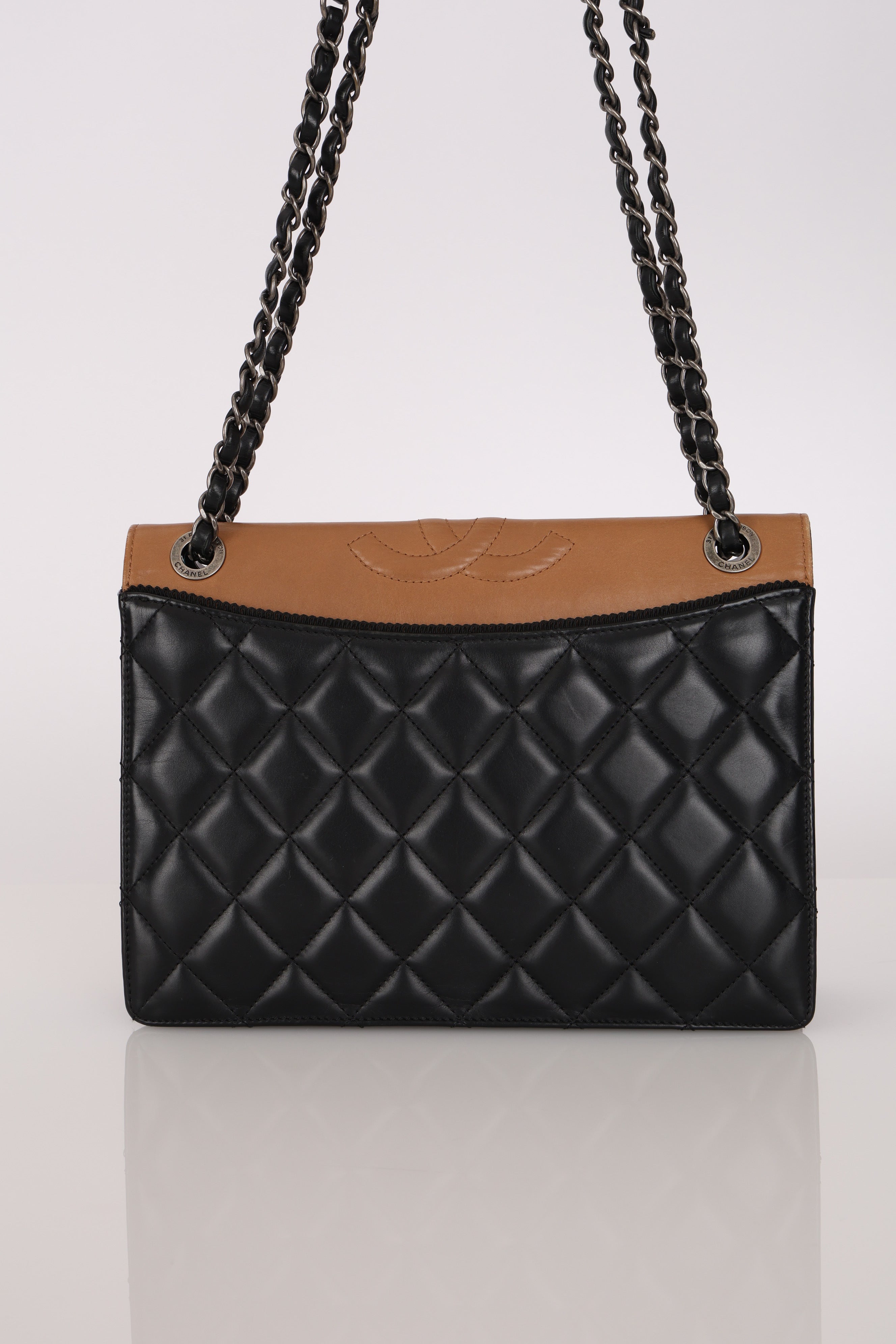 Chanel Ballerine Flap Bicolor Lambskin RHW