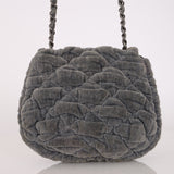 Chanel Paris Moscou Mini Velvet Bubble Quilt Flap RHW