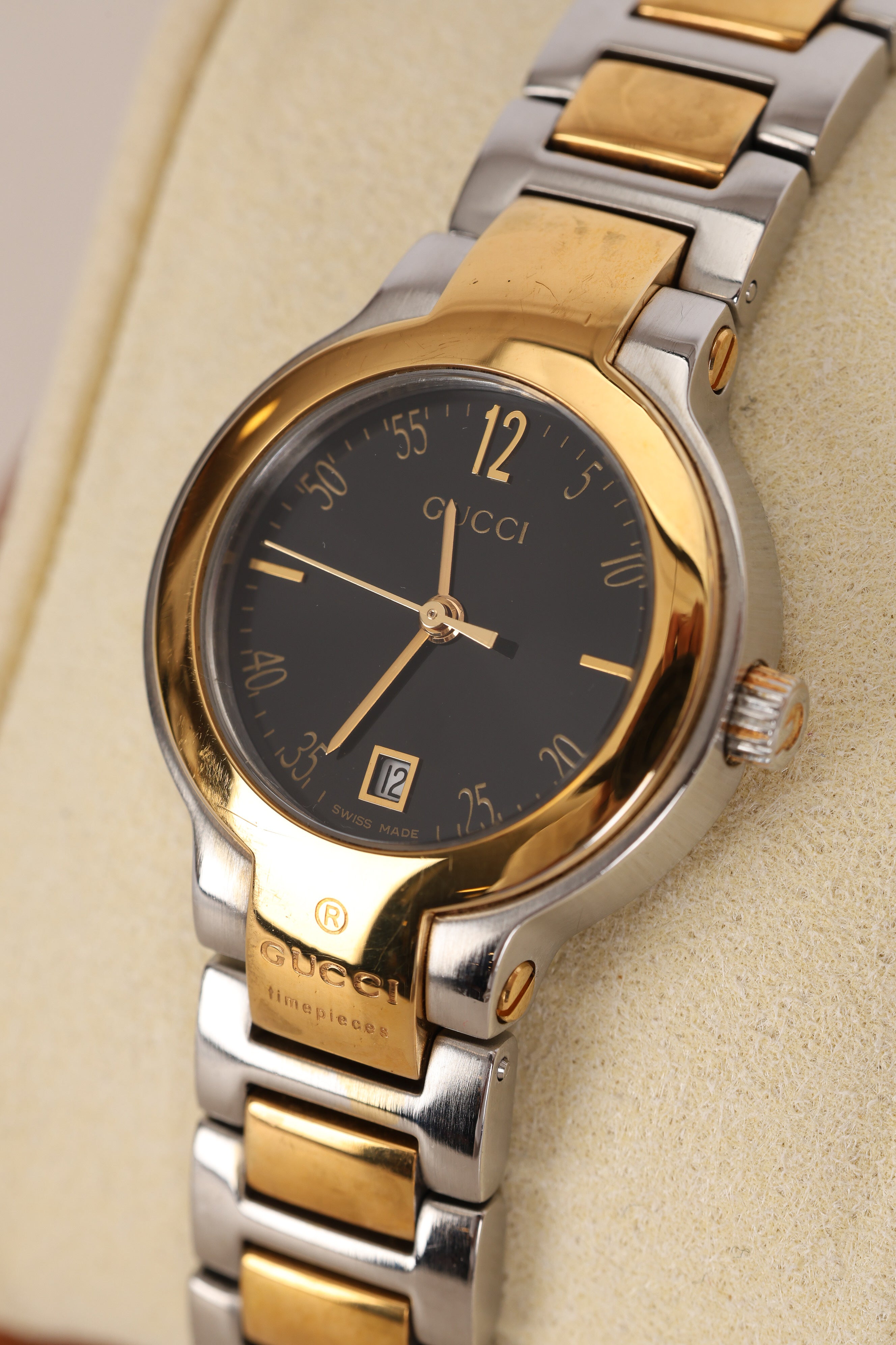 Gucci Oval Gold Watch