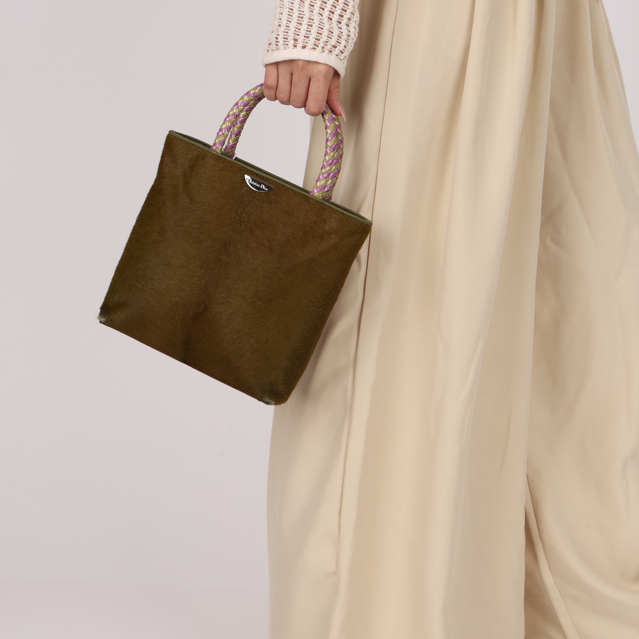 Runway Christian Dior Mini Shopper Tote Ponyhair Malice 2000