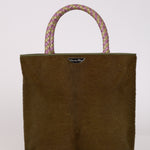 Dior Tote Bag Olive Ponyhair