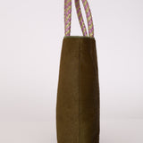 Dior Tote Bag Olive Ponyhair