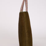 Dior Tote Bag Olive Ponyhair