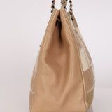 Chanel Patchwork Shoulder Bag Beige DSHW