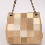 Chanel Patchwork Shoulder Bag Beige DSHW