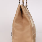 Chanel Patchwork Shoulder Bag Beige DSHW