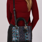 Dior x Peter Lindbergh Medium Lady Bag Sequin Embellished