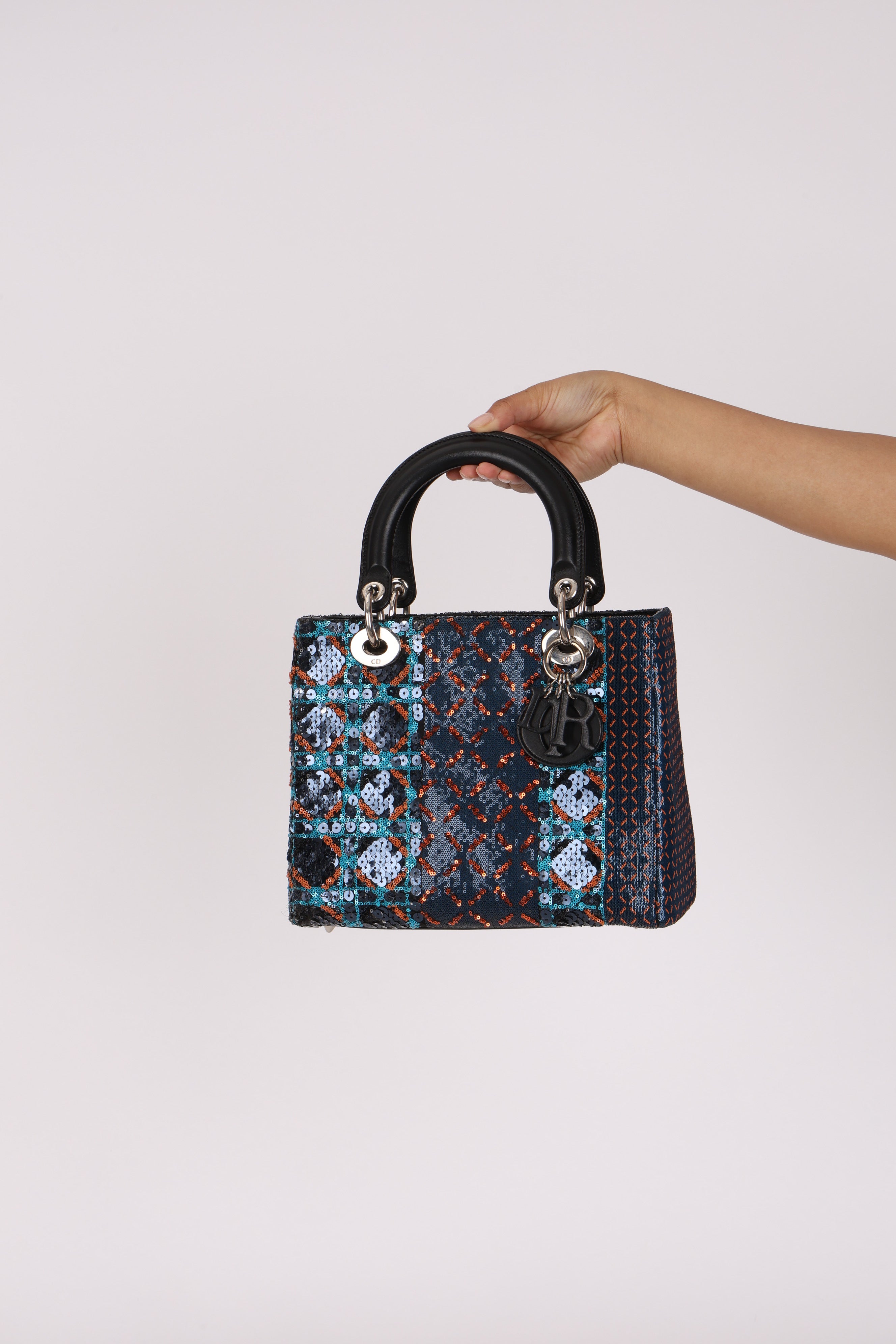 Dior x Peter Lindbergh Medium Lady Bag Sequin Embellished