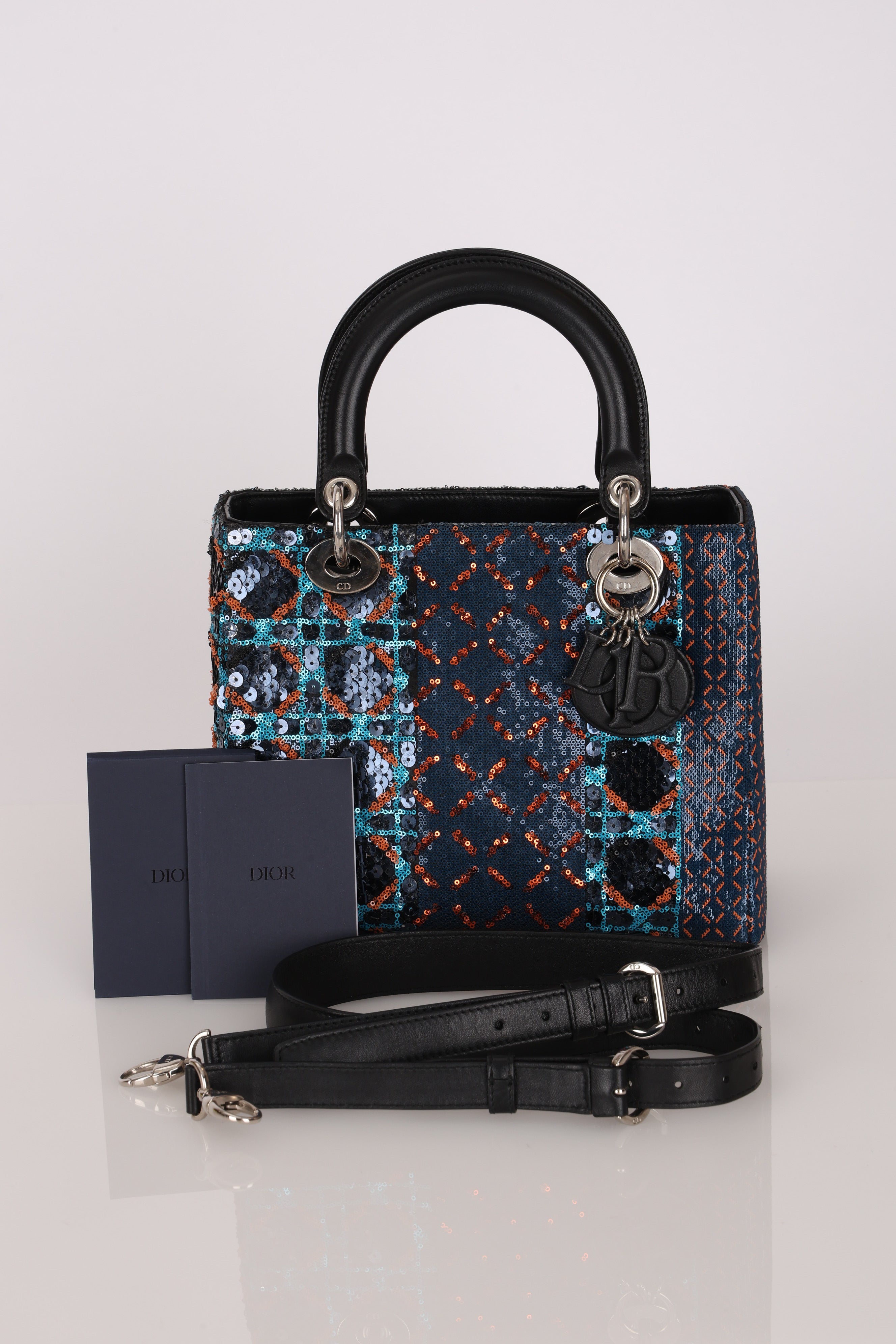 Dior x Peter Lindbergh Medium Lady Bag Sequin Embellished