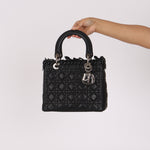 Dior Medium Lady Black Lambskin