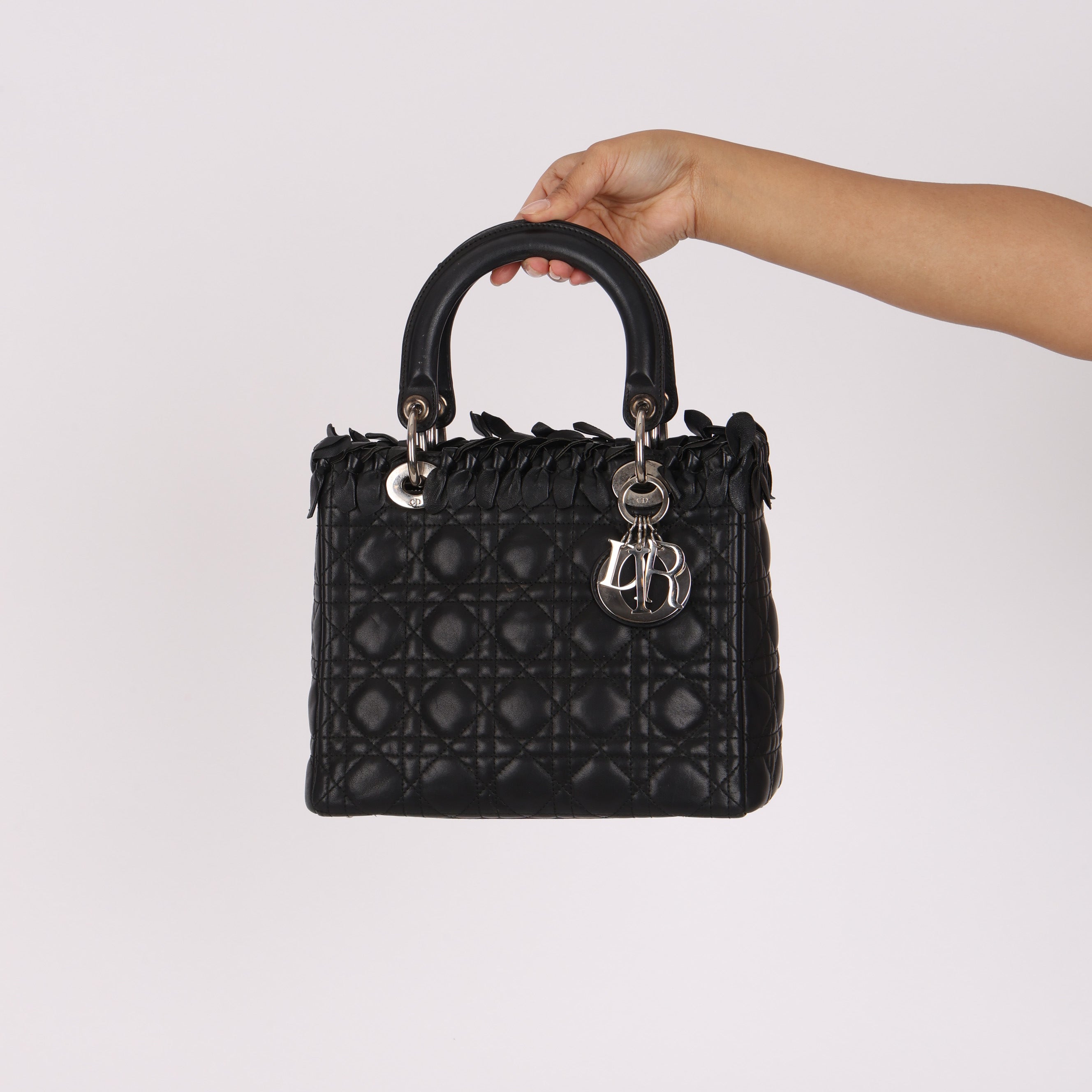 Dior Medium Lady Black Lambskin