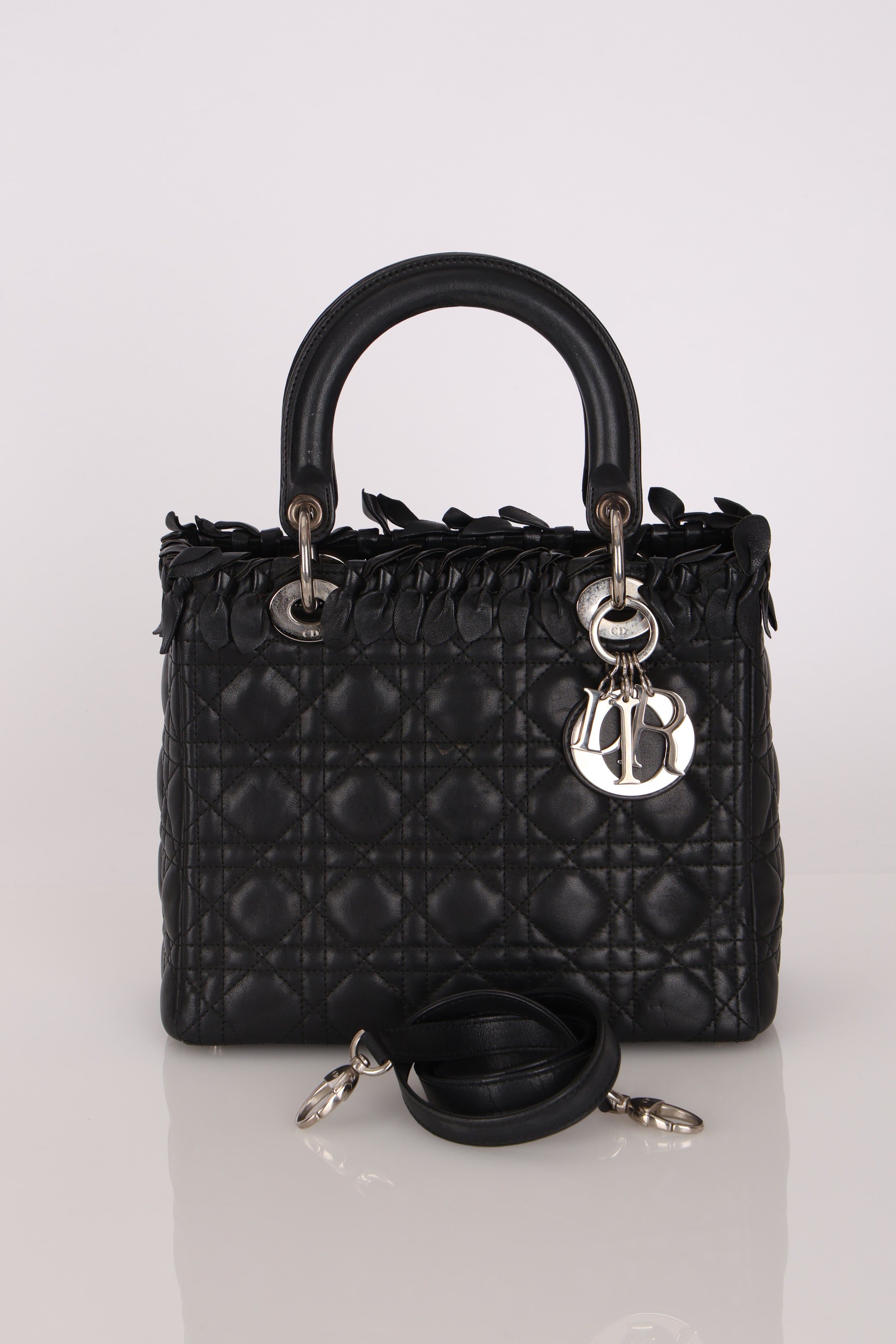 Dior Medium Lady Black Lambskin