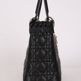 Dior Medium Lady Black Lambskin
