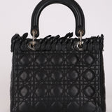 Dior Medium Lady Black Lambskin