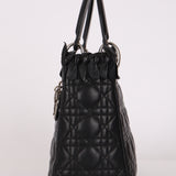 Dior Medium Lady Black Lambskin