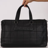 Chanel Chocolate Bar Boston Bag Black Caviar 2009 SHW