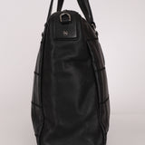Chanel Chocolate Bar Boston Bag Black Caviar 2009 SHW
