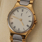 Saint Laurent Oval Gold Watch