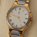 Saint Laurent Oval Gold Watch