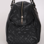 Chanel Multipocket Bowling Bag Black Caviar RHW