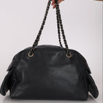 Chanel Multipocket Bowling Bag Black Caviar RHW