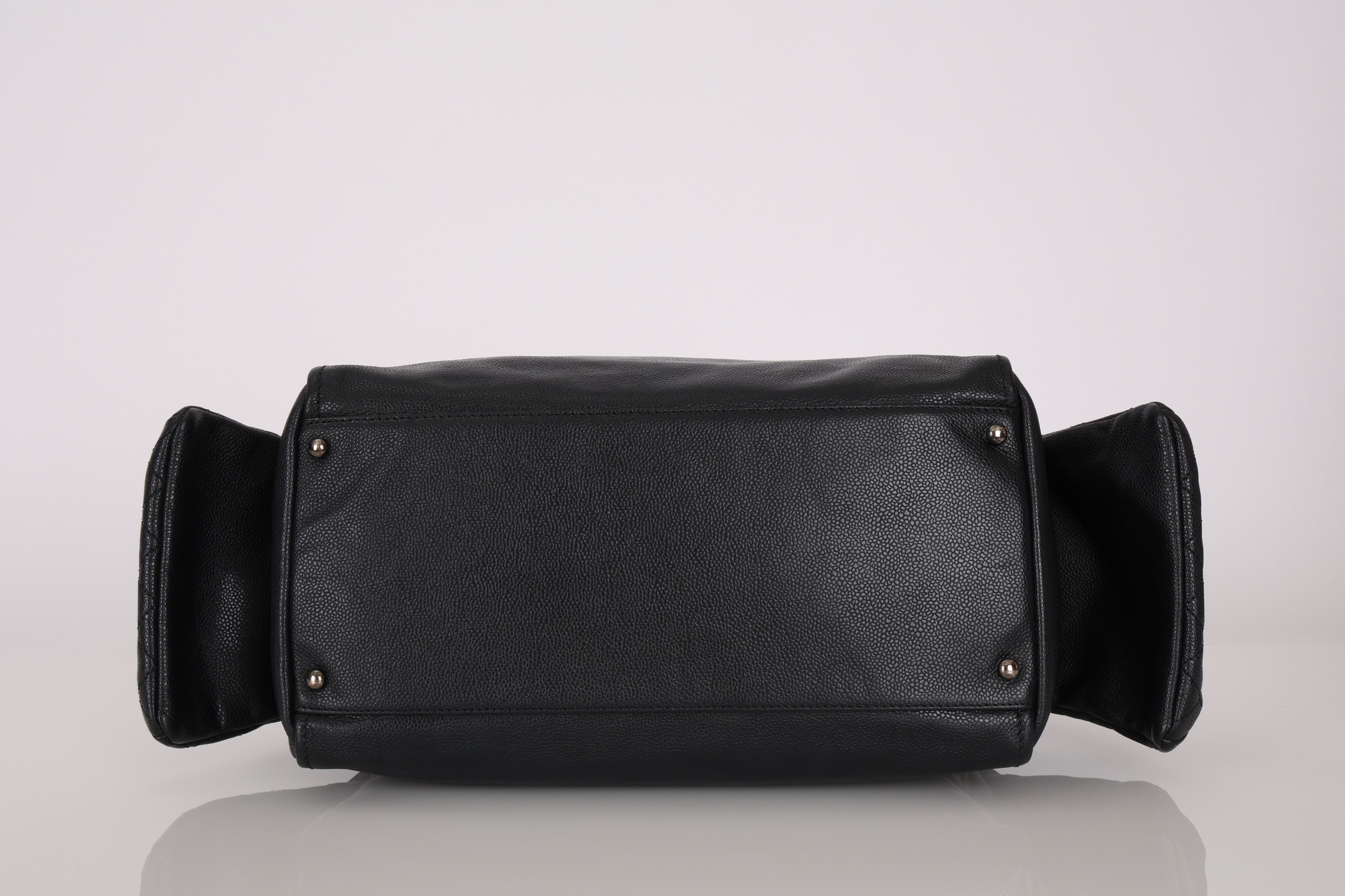 Chanel Multipocket Bowling Bag Black Caviar RHW