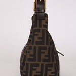 Fendi Zucca Mini Half Moon Bag GHW