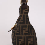 Fendi Zucca Mini Half Moon Bag GHW