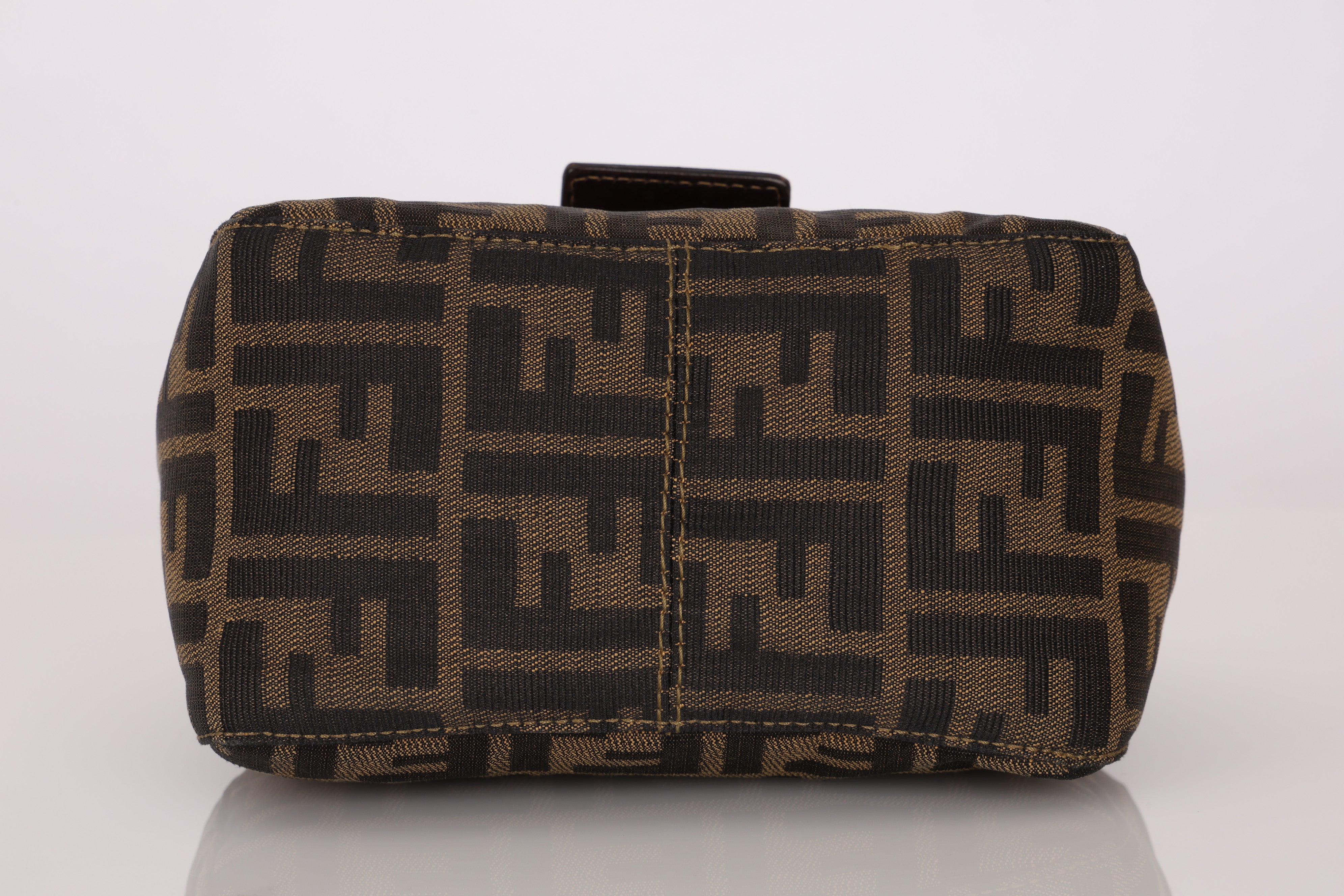 Fendi Zucca Mini Half Moon Bag GHW