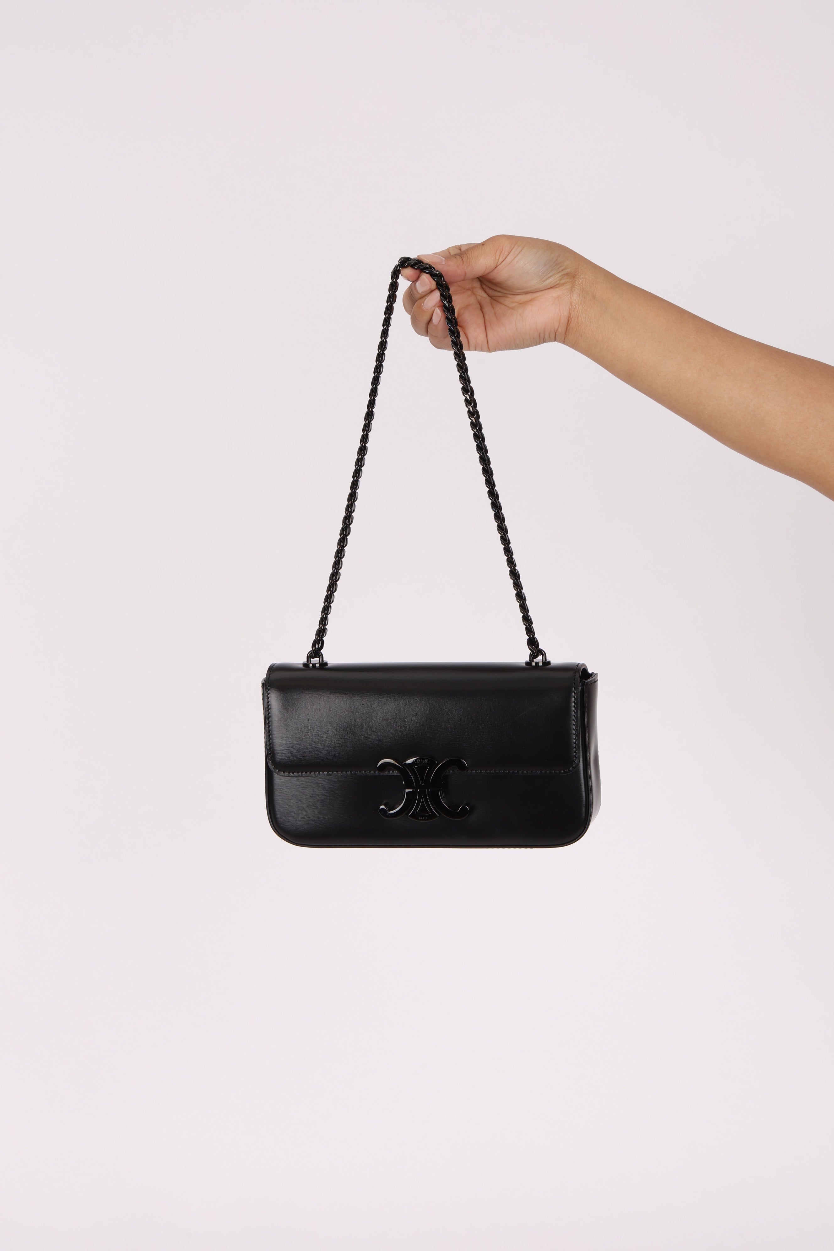 Celine Triomphe Chain Shoulder Bag