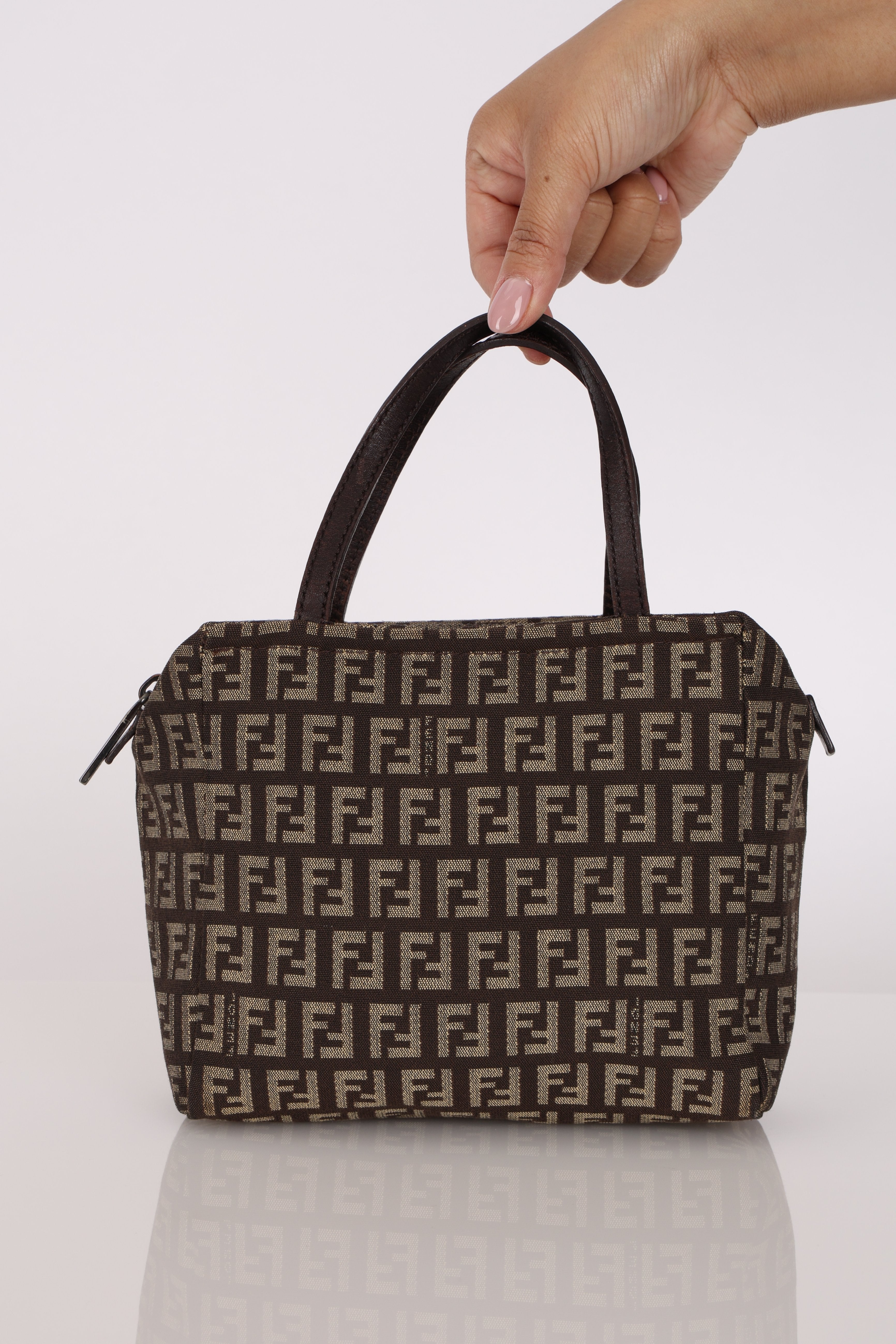 Fendi Zucchino Pouch Bag