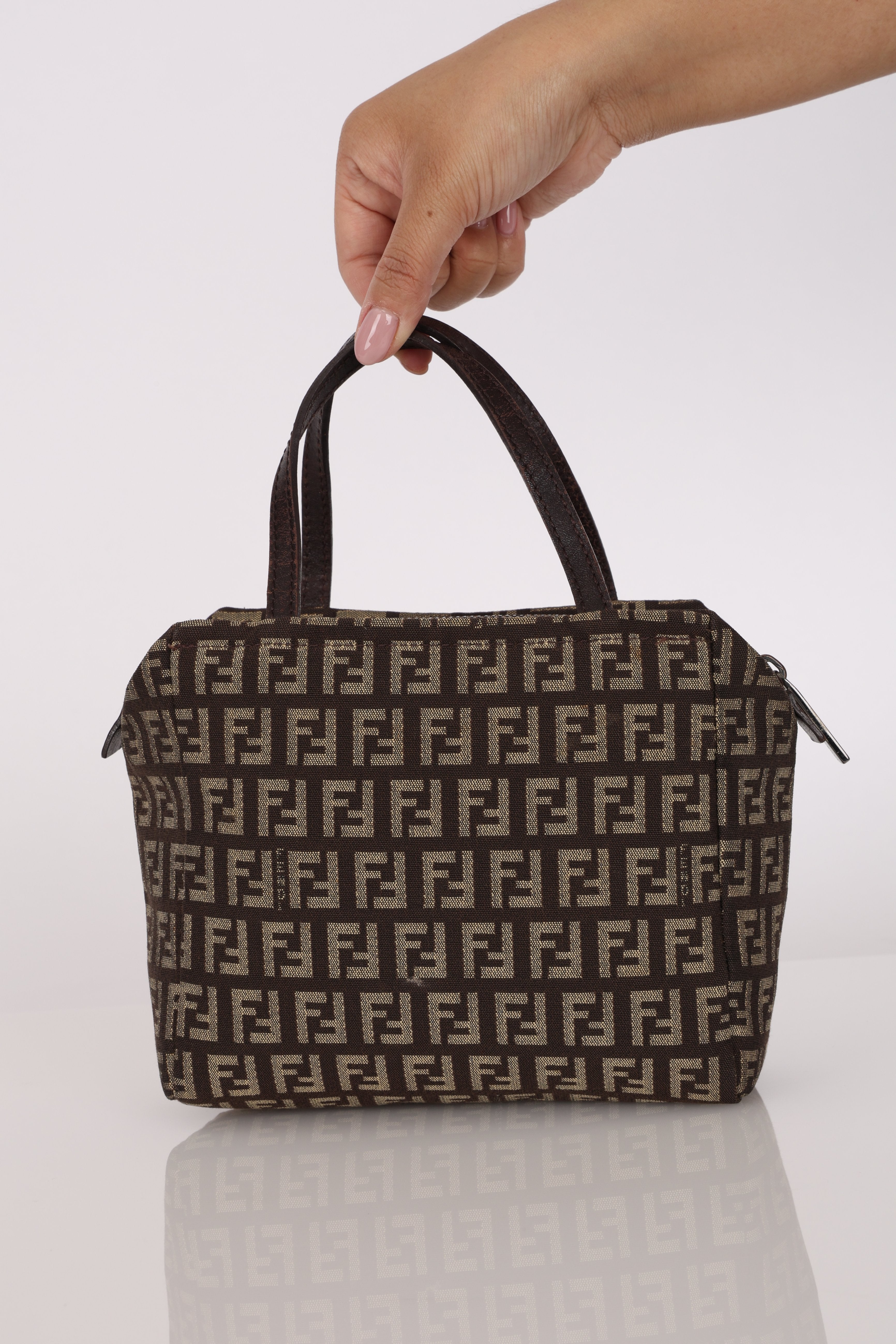 Fendi Zucchino Pouch Bag
